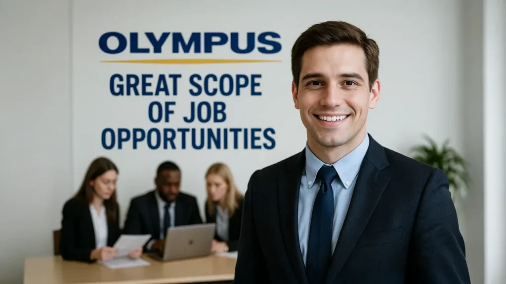 Olympus is giving great scope of job opportunities