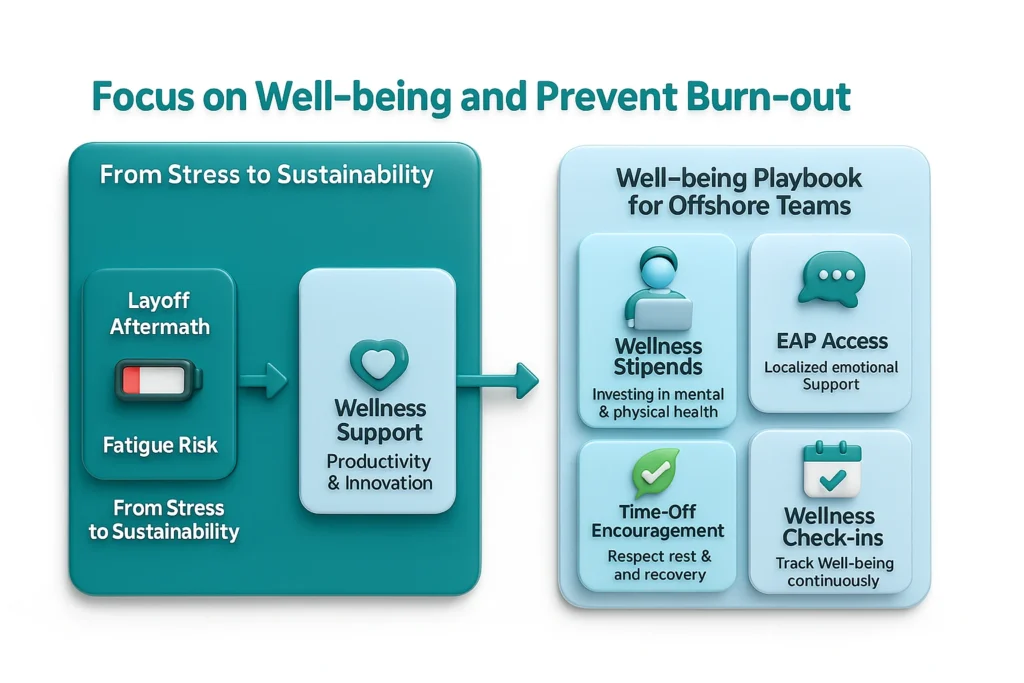 Focus on well-being and prevent burn-out