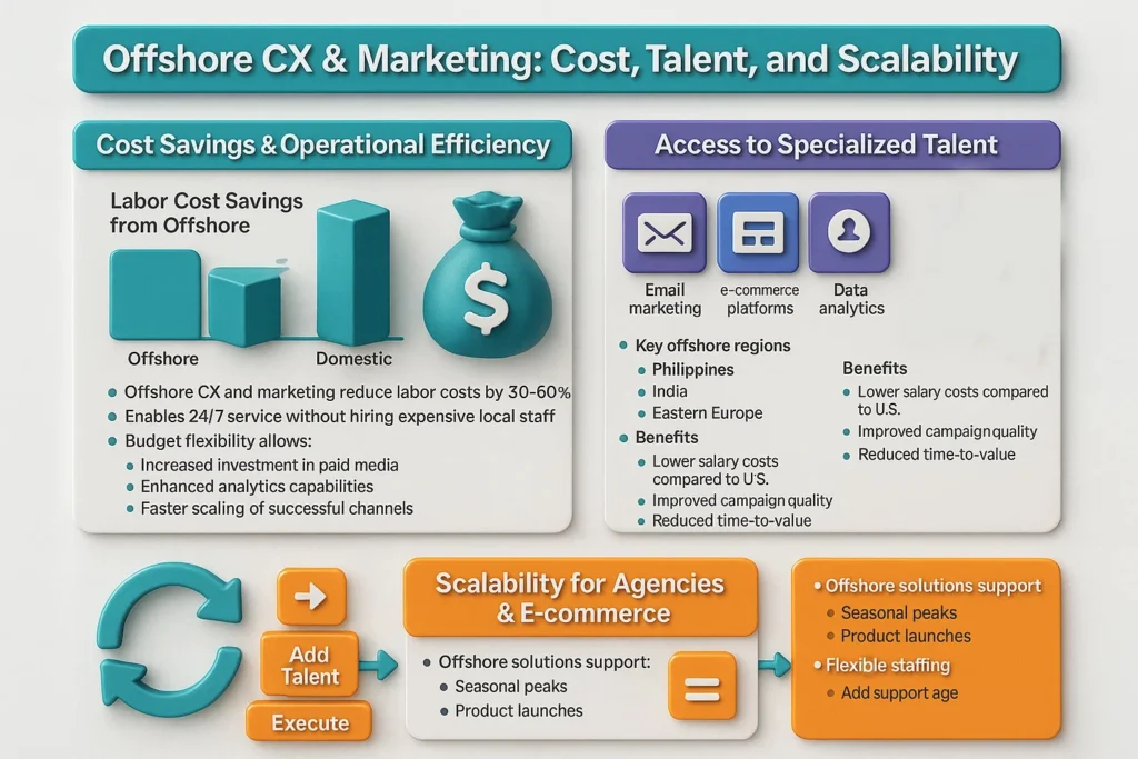 Benefits of offshore marketing for global business