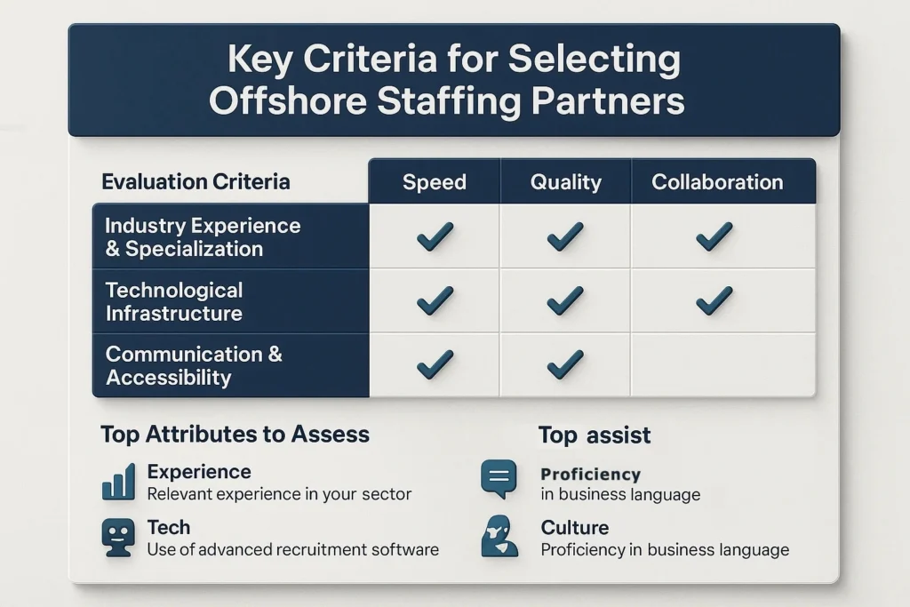 Essential Criteria for Evaluating Offshore Staffing Providers