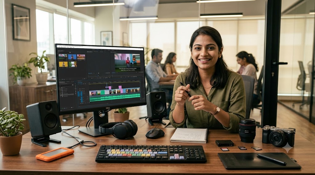 Dedicated offshore short-form video editor