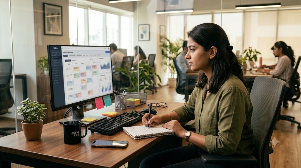 Dedicated offshore social media manager