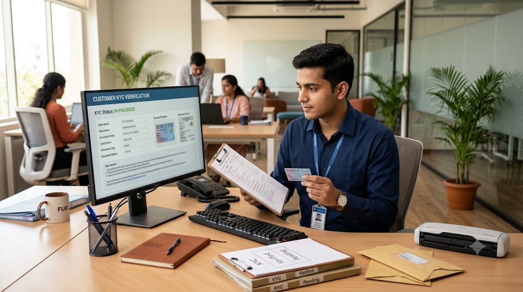 Offshore KYC verification support employee