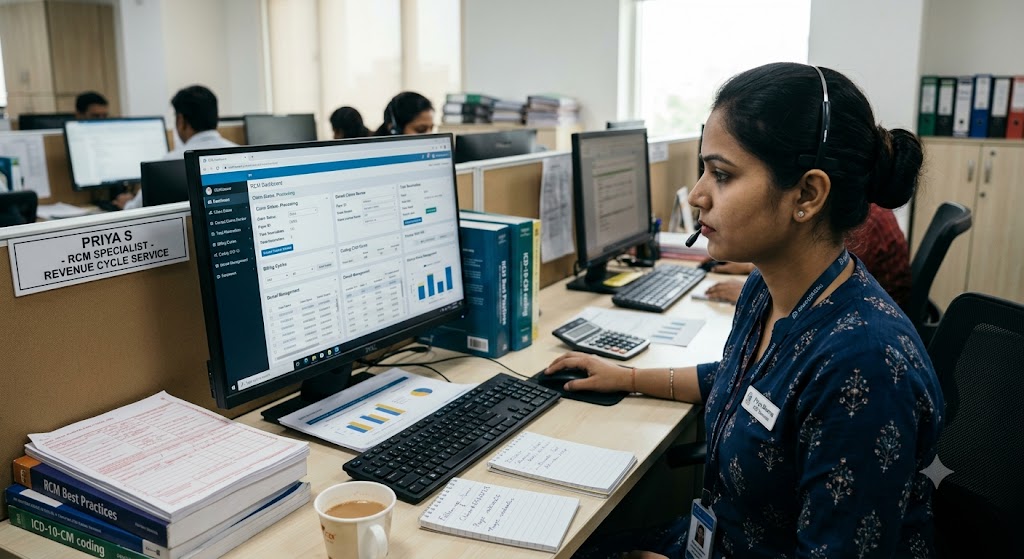 Dedicated offshore revenue cycle management service specialist
