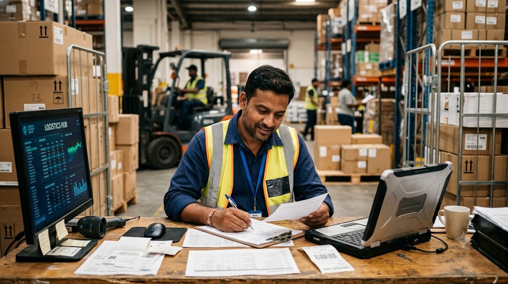 Dedicated offshore logistics coordinator