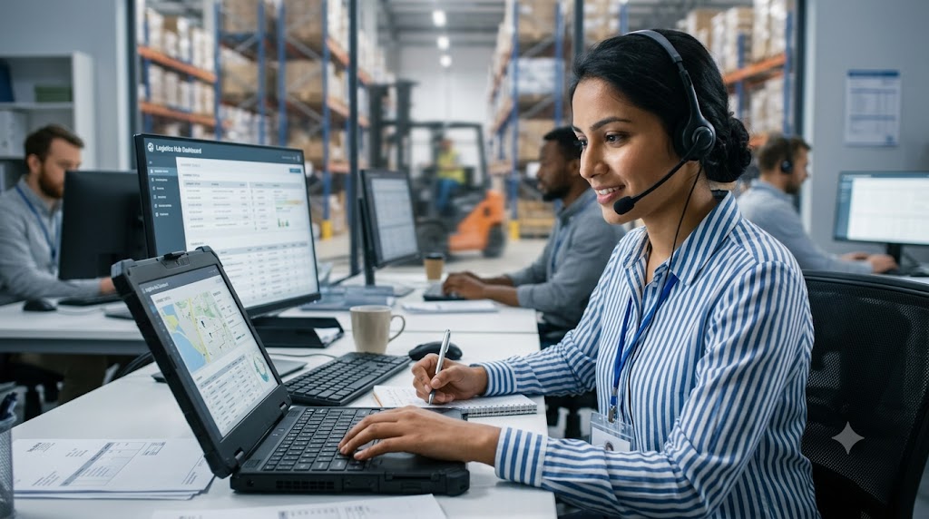Dedicated offshore logistics customer support specialist