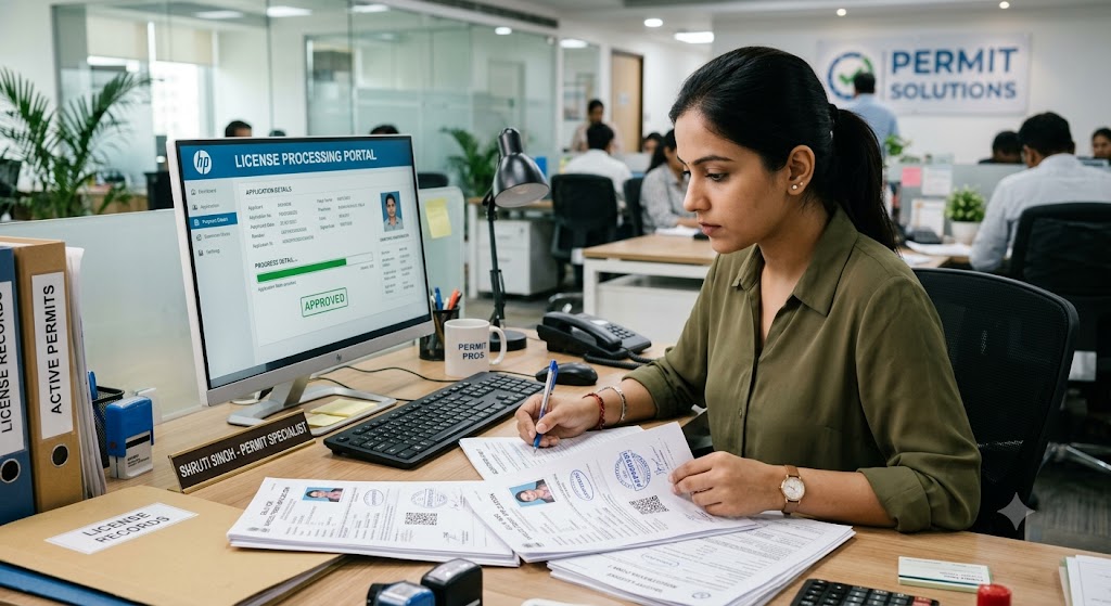 Dedicated permit and license processing support specialist