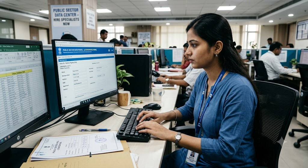 Dedicated public sector data entry specialist