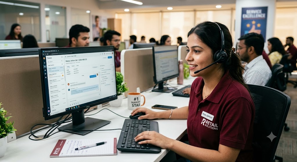 Dedicated offshore retail customer support specialist